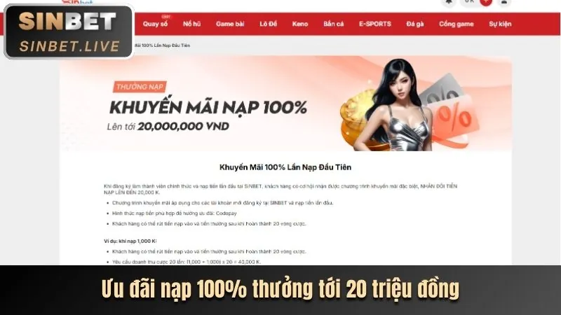 Các phương thức nạp rút tiền tại MB66